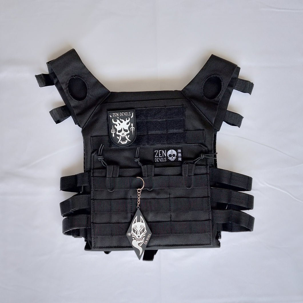 The Ghost Tactical Vest (techwear black)