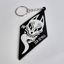 Load image into Gallery viewer, The Kitsune Glow-in-the-Dark Keychain