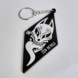 The Kitsune Glow-in-the-Dark Keychain