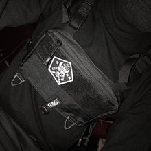 Load image into Gallery viewer, The Warcore Samurai Tactical Chest Bag (black keychain)