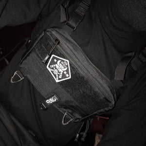 The Warcore Samurai Tactical Chest Bag (black keychain)