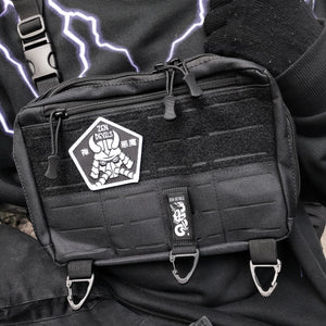 The Warcore Samurai Tactical Chest Bag (black keychain)