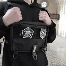 Load image into Gallery viewer, The Warcore Samurai Tactical Chest Bag (army green keychain)