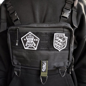 The Dragon Trio Shield Velcro Patch