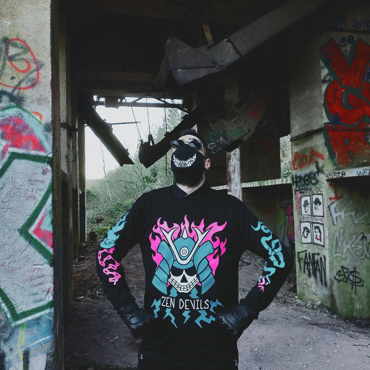 The Neon Samurai Long Sleeves T-shirt