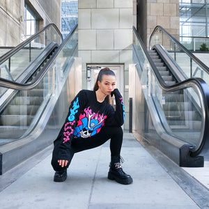 The Neon Samurai Long Sleeves T-shirt